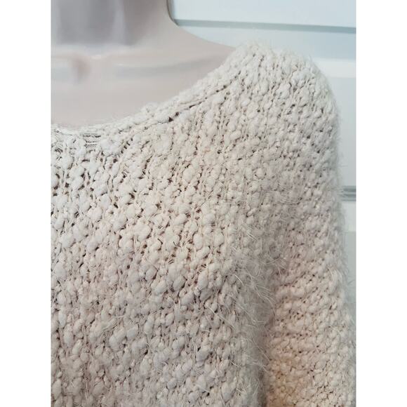 Dreamers Cream Sweater Size S/M - Picture 3 of 8